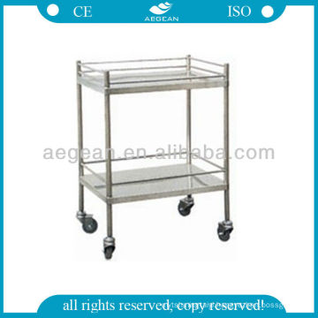 AG-SS042 hospital medical SS instrument trolley